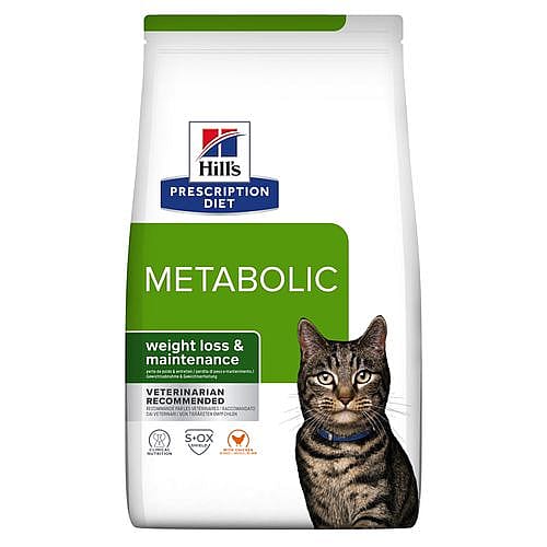 Hill's Prescription Diet Metabolic Weight loss & Maintenance Kattenvoer met Kip 1.5 kg