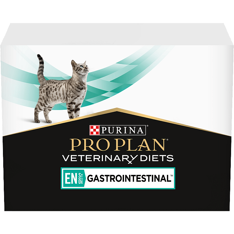 Purina Pro Plan Veterinary Diets Feline EN Gastrointestinal Kattenvoer CiG Zalm - 10 x 85 gram
