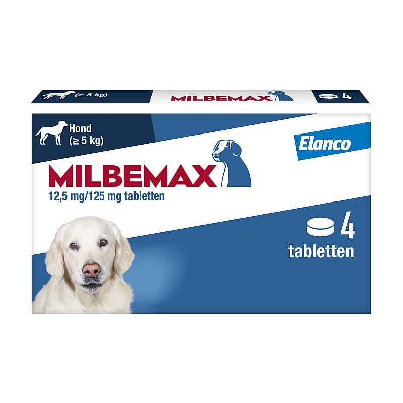 Milbemax Grote Hond Ontwormingstabletten 4 tabletten