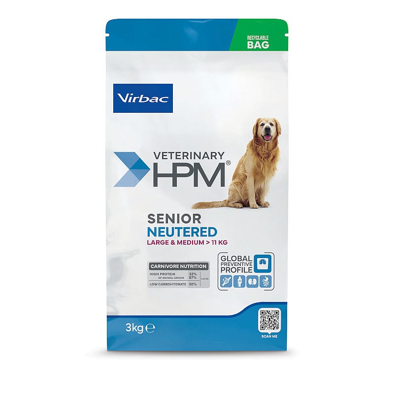 HPM Senior Neutered Dog Large & Medium 3 kg