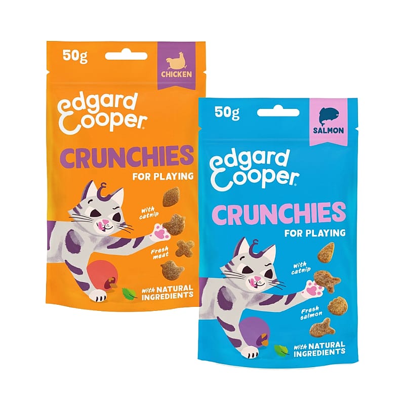 Edgard & Cooper Crunchies Kattensnacks 50 gram Kip