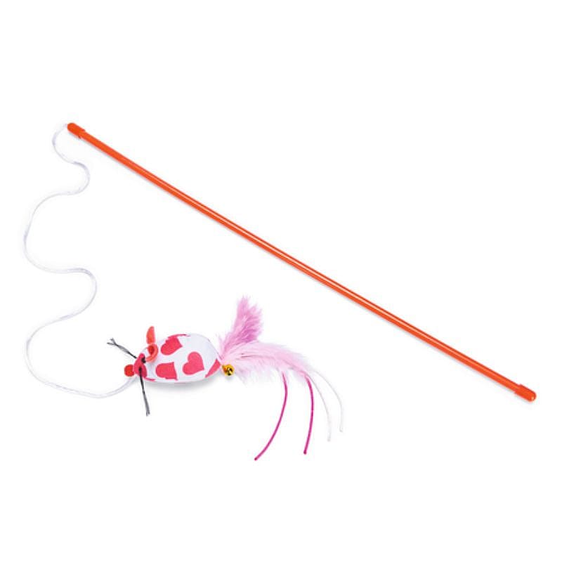 Beeztees Valentijn Kattenspeelgoed Kattenhengel Muis Kat