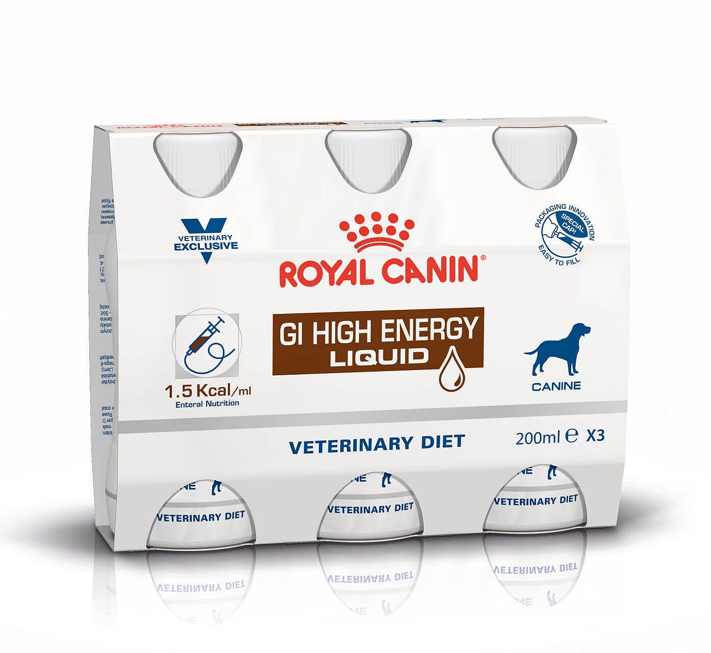 Royal Canin GI High Energy Liquid Hond 3 x 200 ml