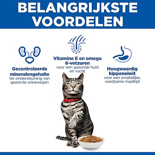 Hill's Science Plan Urinary Health Adult Kattenvoer Kip