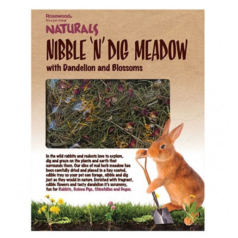 Rosewood Naturals Nibble 'n' Dig Weiland Konijn Knaagdier