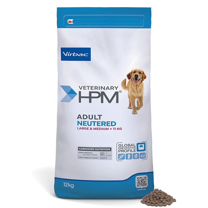 HPM Adult Neutered Dog Large & Medium 12 kg
