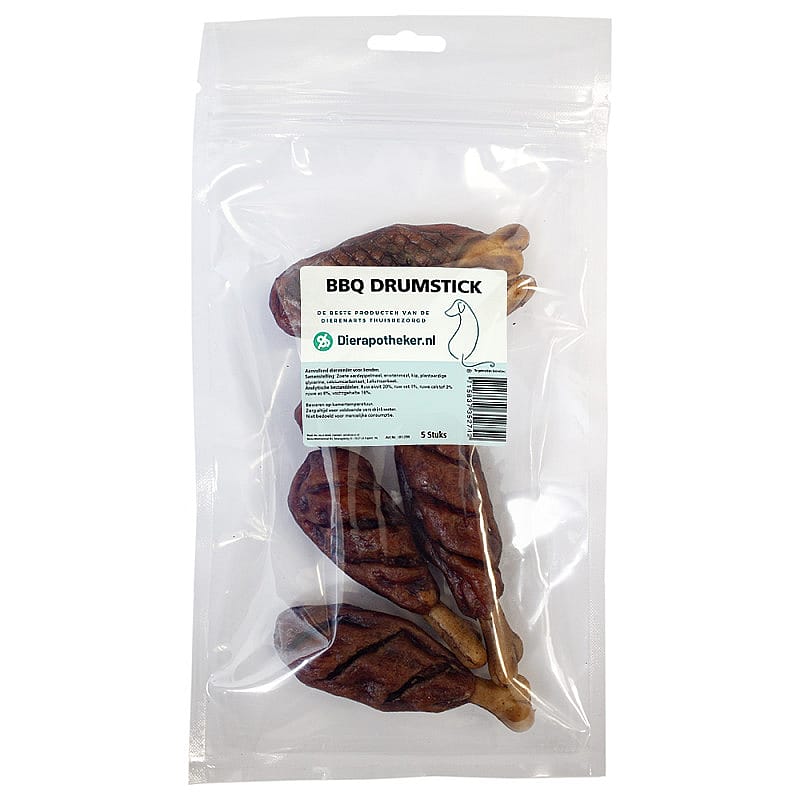 Dierapotheker BBQ Drumstick 5 stuks Hond