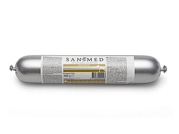 Sanimed Recovery Hond Worst 400 gram: Dieetvoer Herstel - Hoog Energiegehalte - Spijsvertering