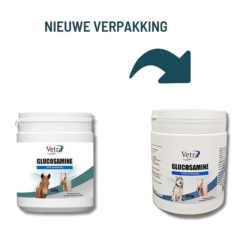 Vetra Glucosamine HCl Poeder Paard Hond Kat 500 gram