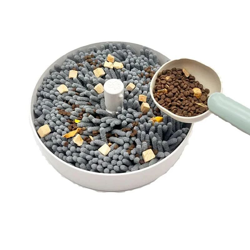 Puzzle Slow Feeder Ø 25 cm Grote Hond Snuffel Mat - Ø 24 cm - accessoire los