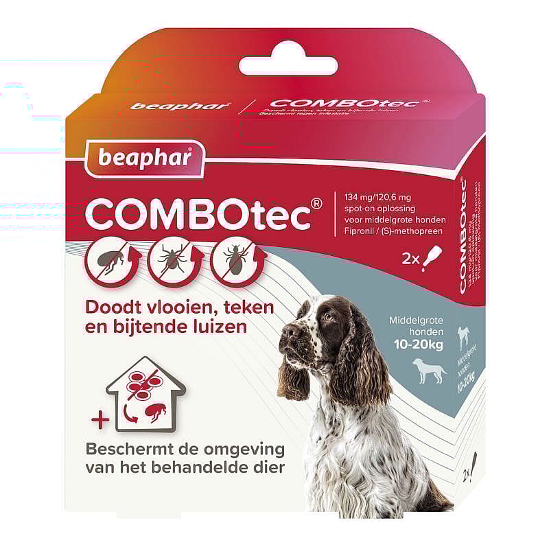 Beaphar Combotec Hond 2 pipetten 10 - 20 kg