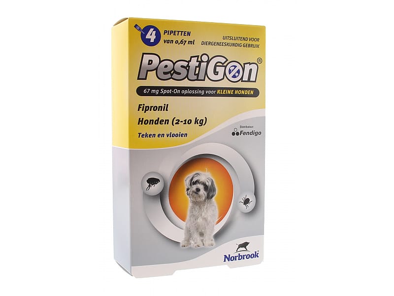 Pestigon Hond Klein - 2 tot 10 kg - 4 pipetten