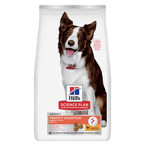 Hill's Science Plan Canine Adult Perfect Digestion Hondenvoer Medium