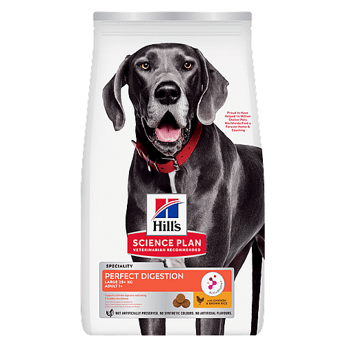 Hill's Science Plan Canine Adult Perfect Digestion Hondenvoer Large Breed 14 kg