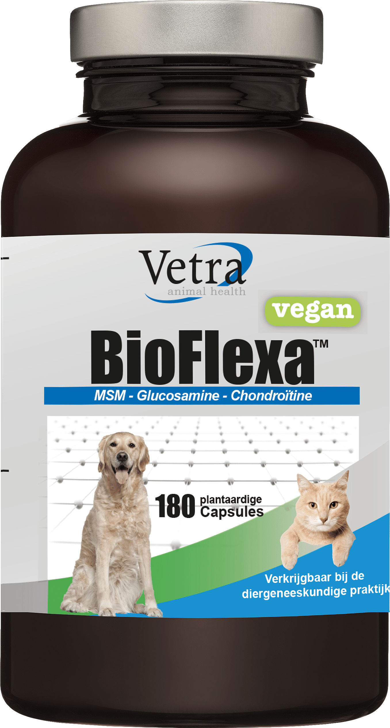 Vetra BioFlexa Vegan Gewricht Hond Kat 180 capsules