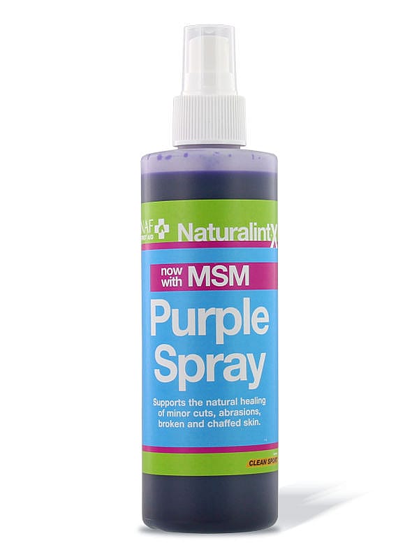 NAF NaturalintX Aloe Vera Purple Spray 240 ml – Wondspray met desinfecterende en kalmerende werking