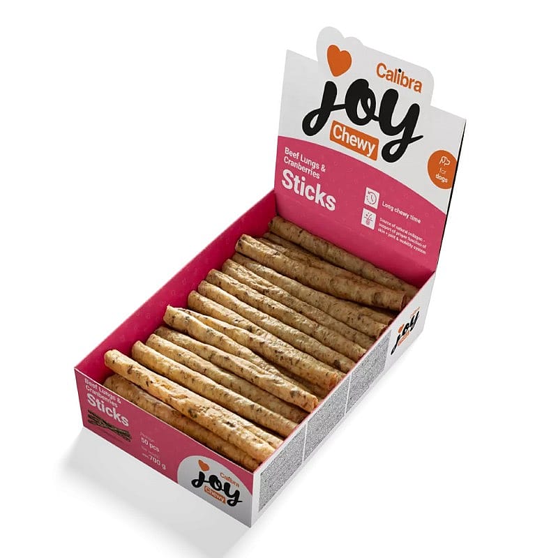 Calibra Joy Dog Chewy Beef Lungs & Cranberries Sticks 700 gram