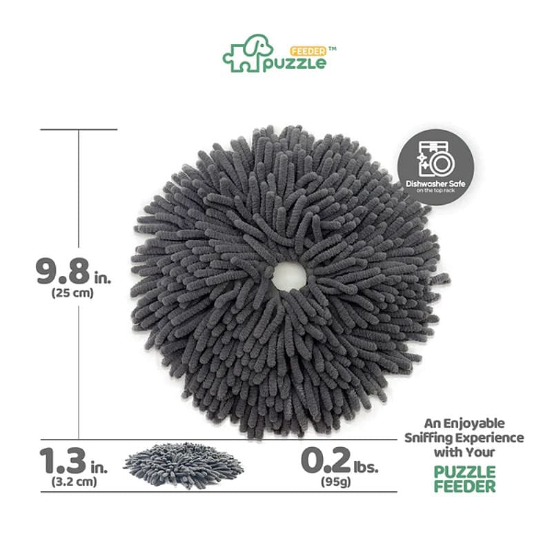 Puzzle Slow Feeder Ø 25 cm Grote Hond Snuffel Mat - Ø 24 cm - accessoire los