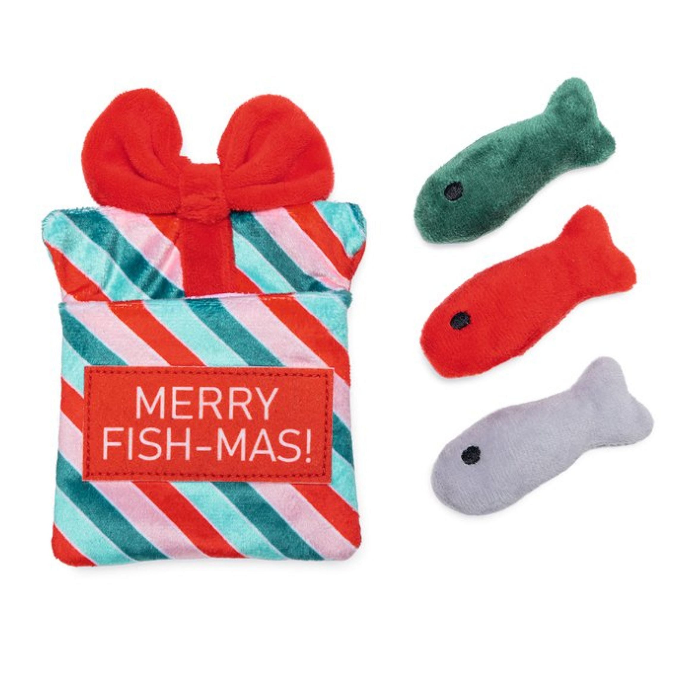 Beeztees Kerst Cadeau met Visjes Kat