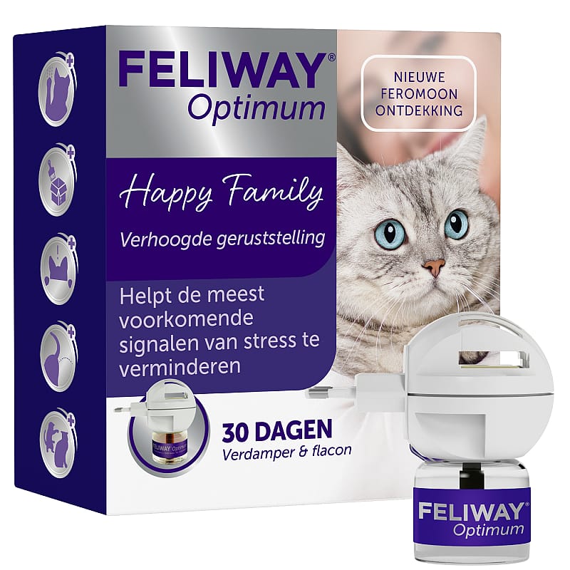 Feliway Optimum:  Kattenkalmering - Stress Vermindering - Optimum