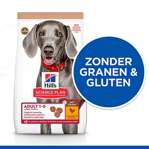 Hill's Science Plan Adult Large Breed No Grain Hondenvoer met kip 14 kg