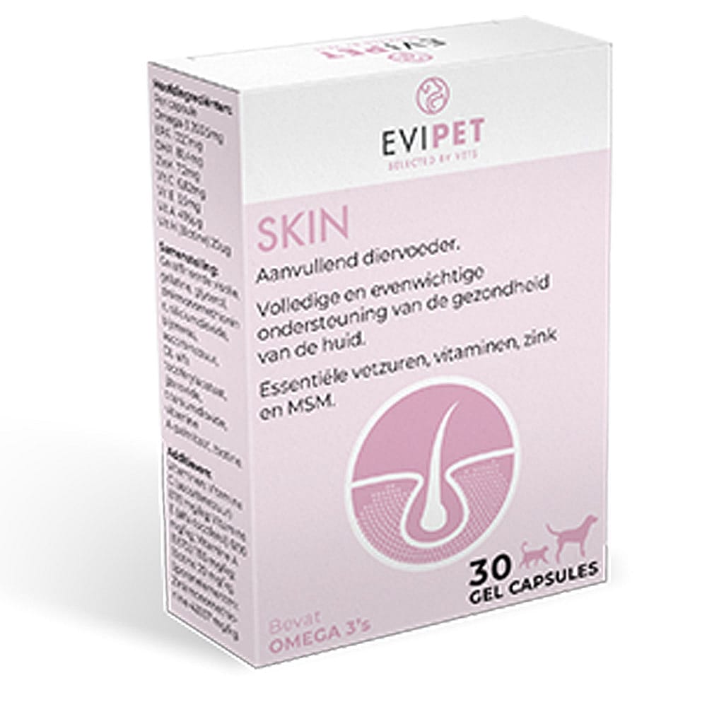Evipet Skin Hond Kat 30 gel capsules