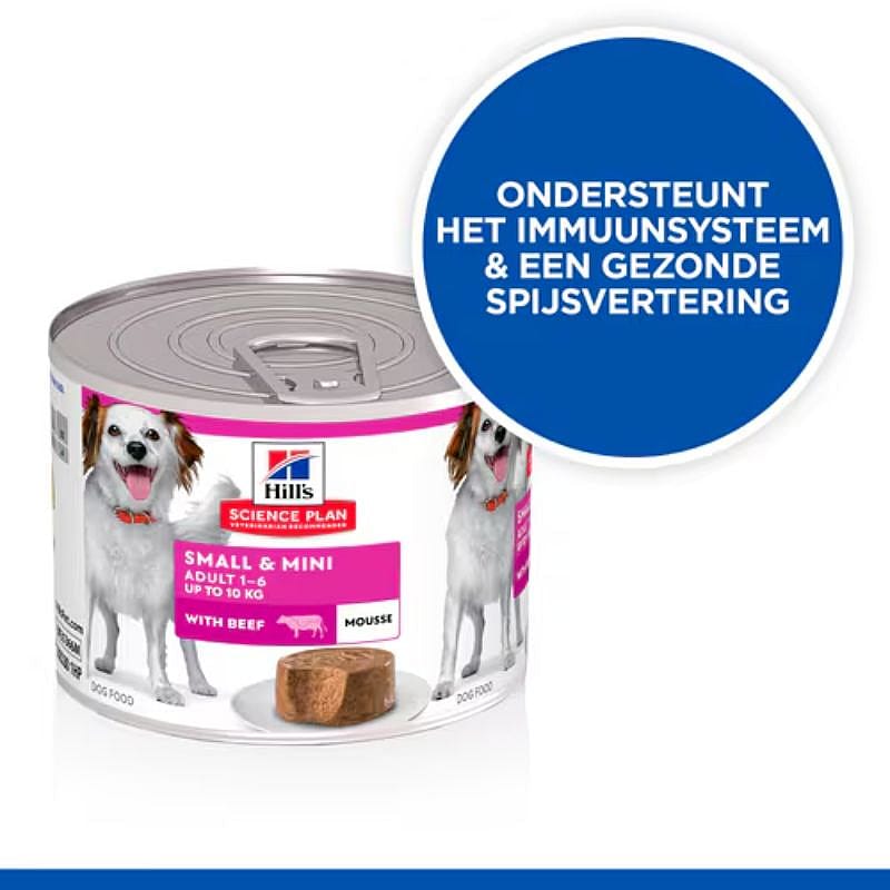 Hill's Science Plan Small & Mini Adult Hondenvoer 12 x 200 gram - Rund