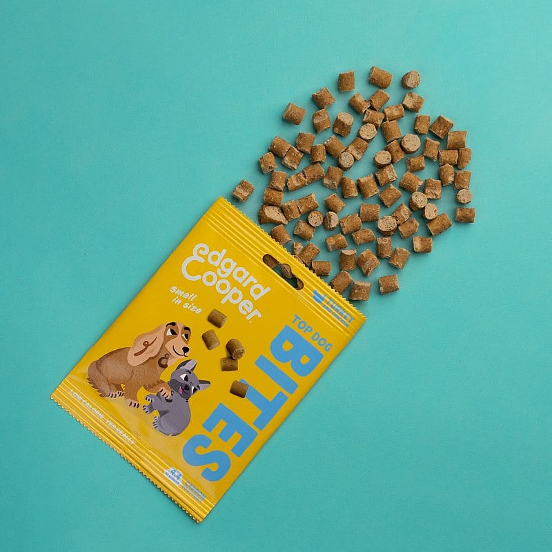 Edgard & Cooper Top Dog Bites Kalkoen & Kip 50 gram small