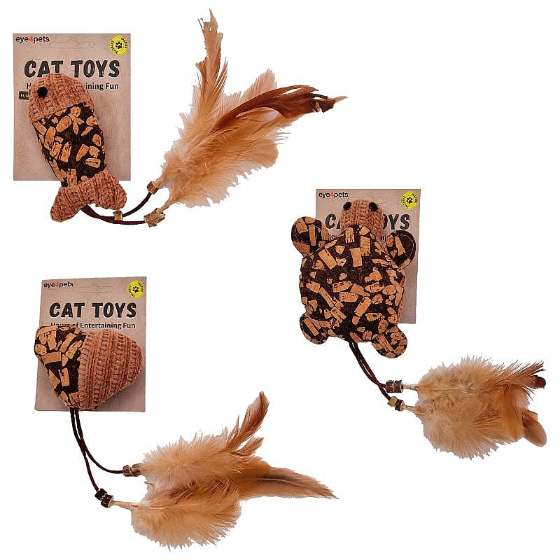 Eye4Pets Feather Serie Catnip Speeltjes Kat