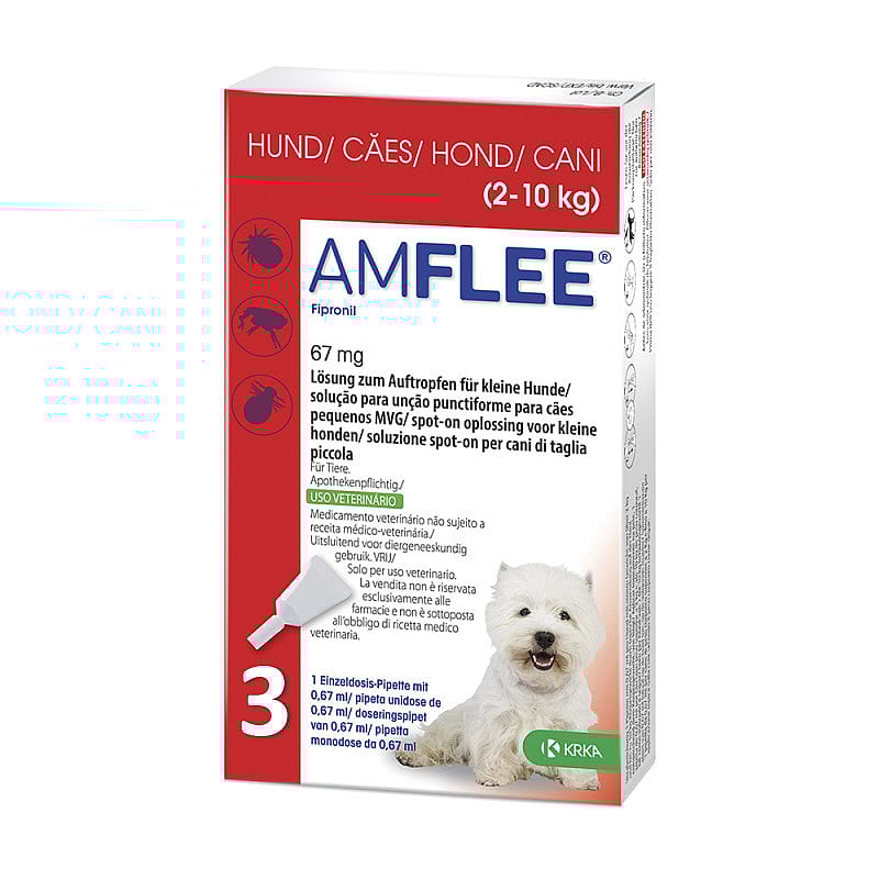 Amflee Spot On Hond 3 pipetten Kleine Hond