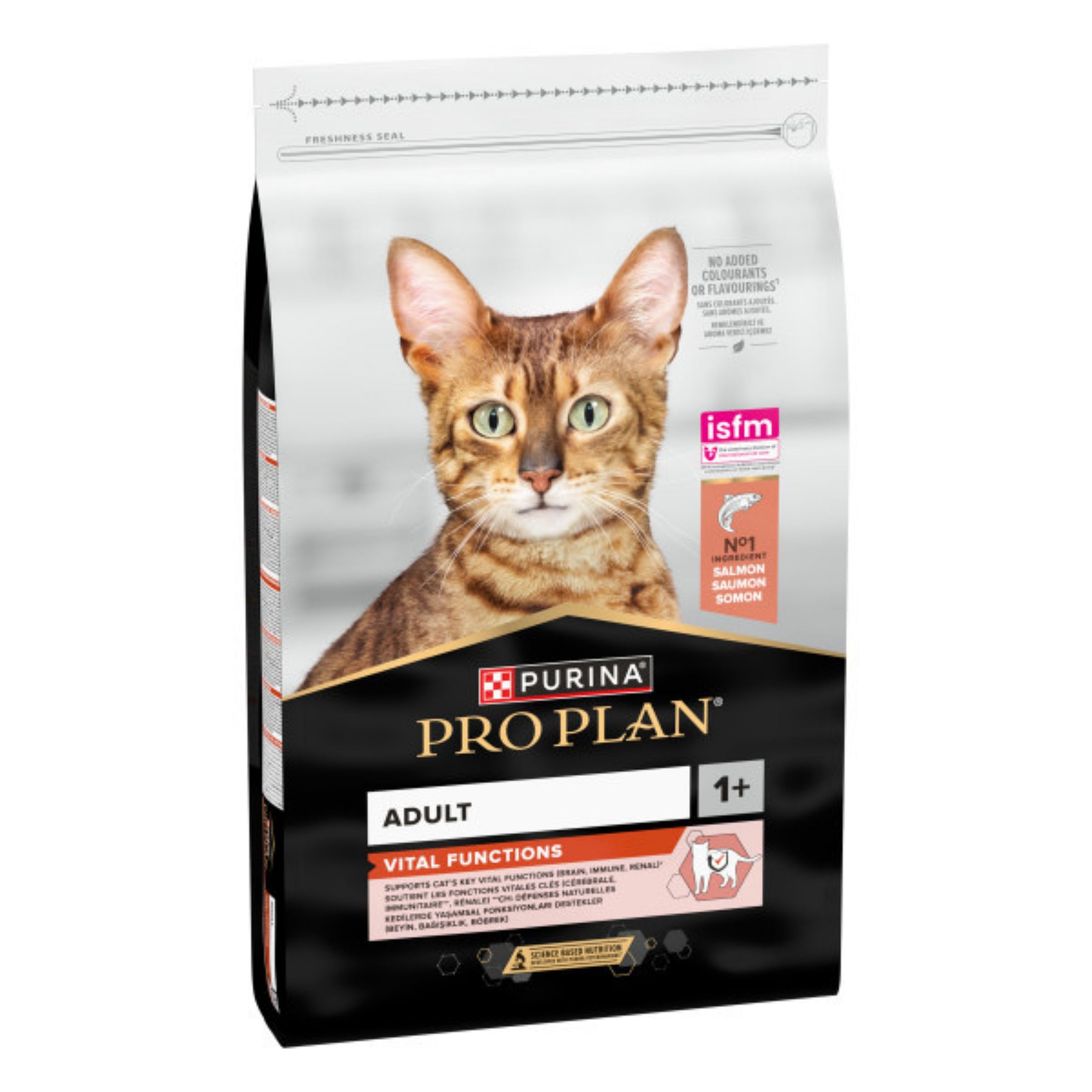 Purina Pro Plan Adult 1+ Vital Functions Kat Zalm 10 kg