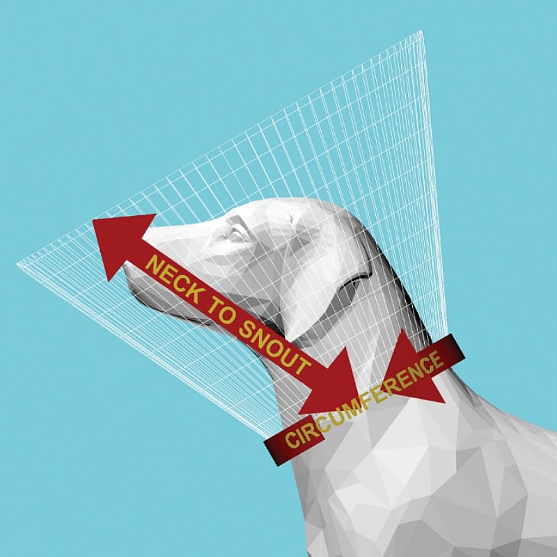 Comfy Cone Hondenkraag X-Small - Zwart