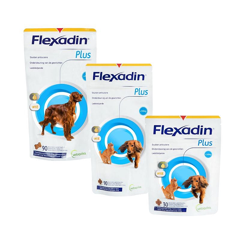 Flexadin Plus Maxi (grote hond) - 90 brokjes