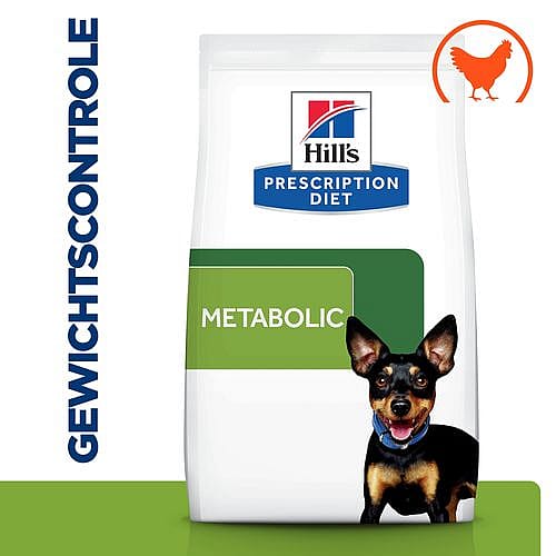 Hill's Prescription Diet Metabolic Mini Weight Management Hondenvoer Kip