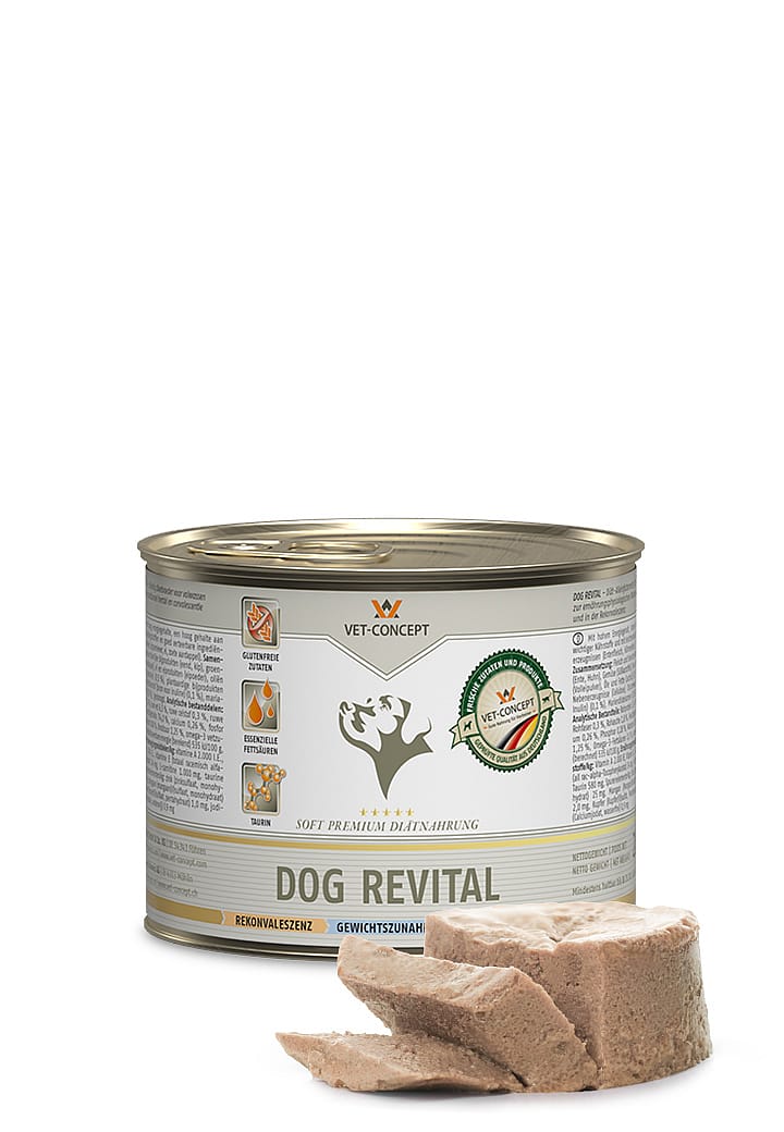 Vet-Concept Revital Natvoer Hond - herstel (convalescence) en gewichtstoename 6 x 200 gram