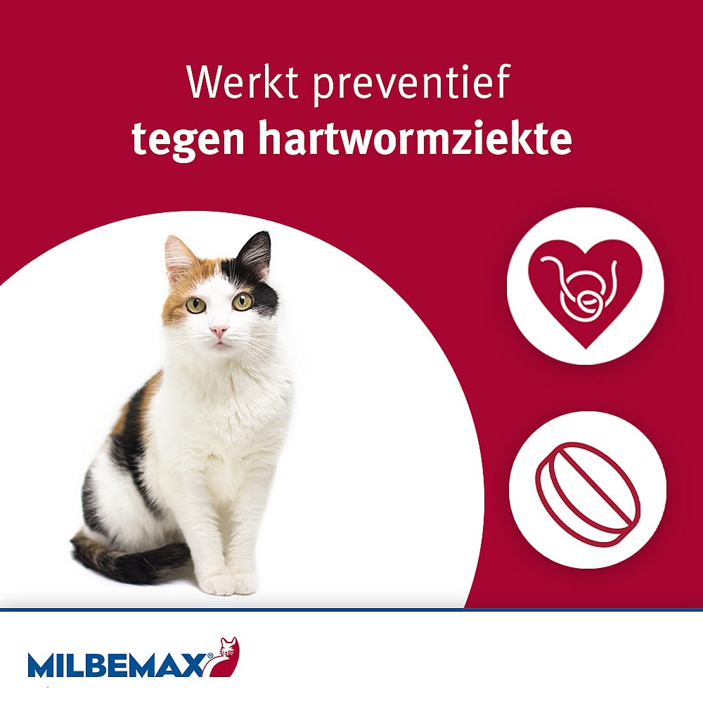 Milbemax Grote Kat Ontwormingstabletten 20 tabletten