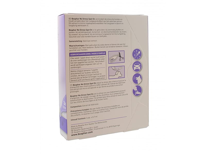 Beaphar No Stress Hond 3 pipetten