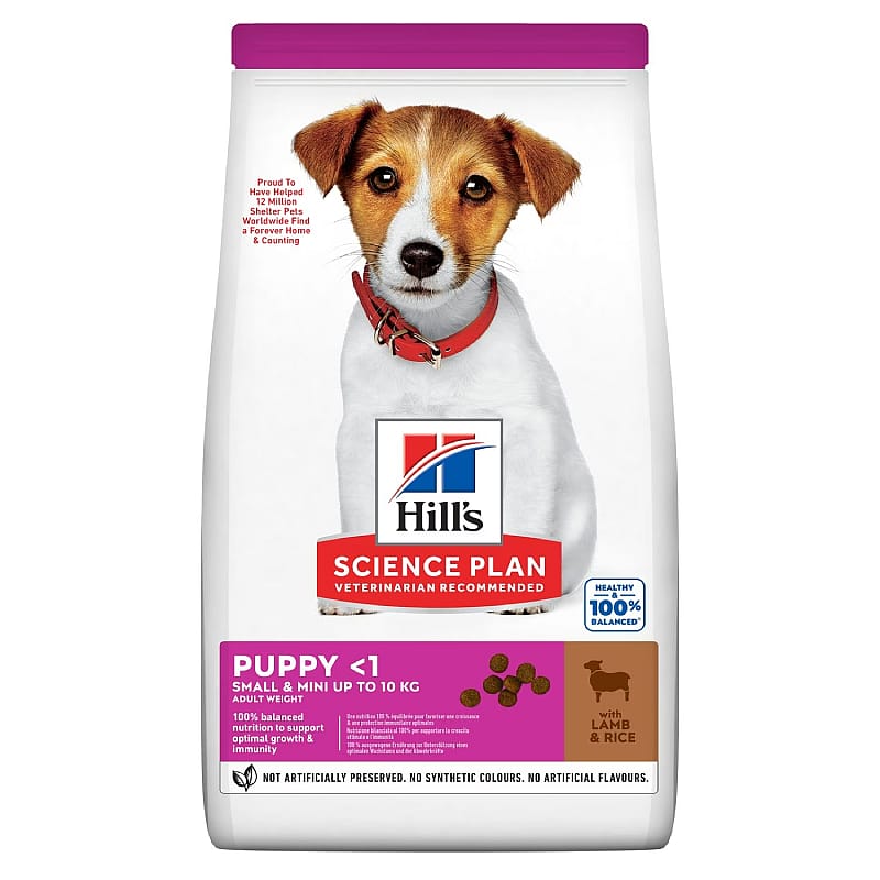 Hill's Science Plan Small & Mini Puppyvoer met Lam & Rijst 6 kg