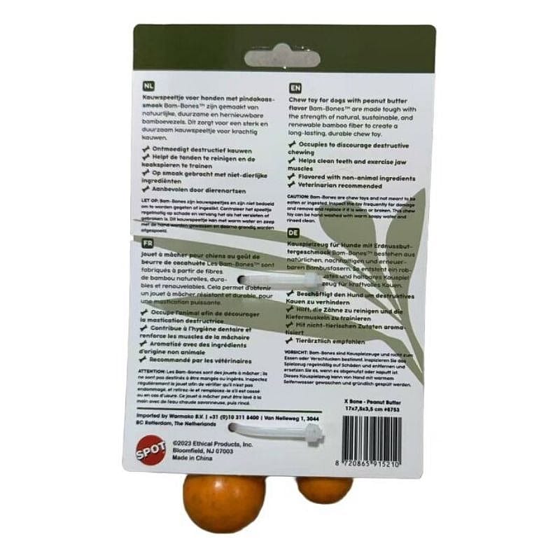 Spot Bam-Bones X Bone Pindakaas Hond
