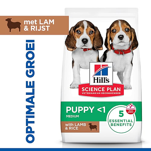 puppy food, dog food, lamb, rice, medium weight