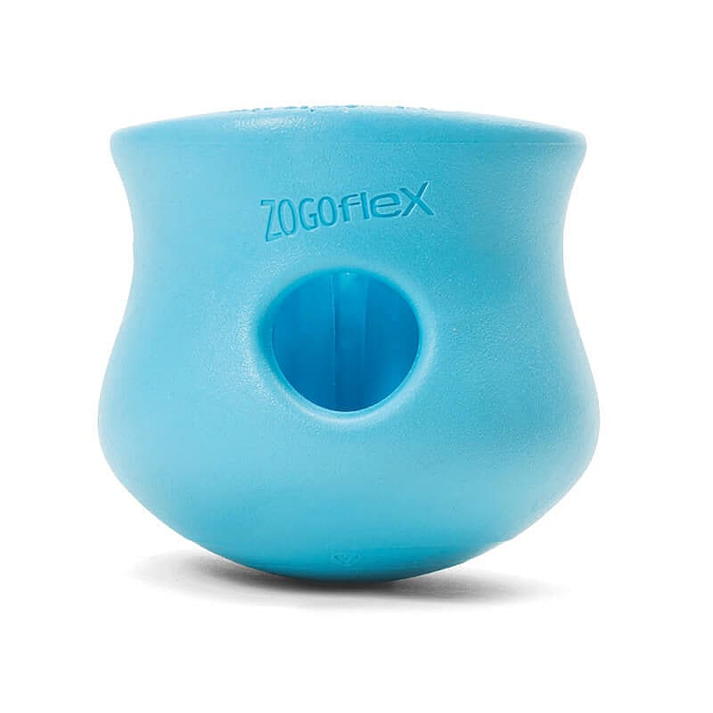 West Paw Zogoflex Toppl Traktatie Puzzel Hond Large - Aqua Blauw