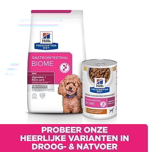 Hill's Prescription Diet Gastrointestinal Biome Mini hondenvoer met Kip