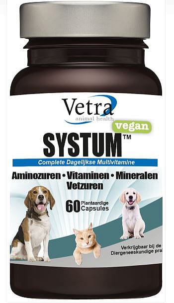 Vetra Systum Vegan Multivitamine Hond Kat 60 capsules