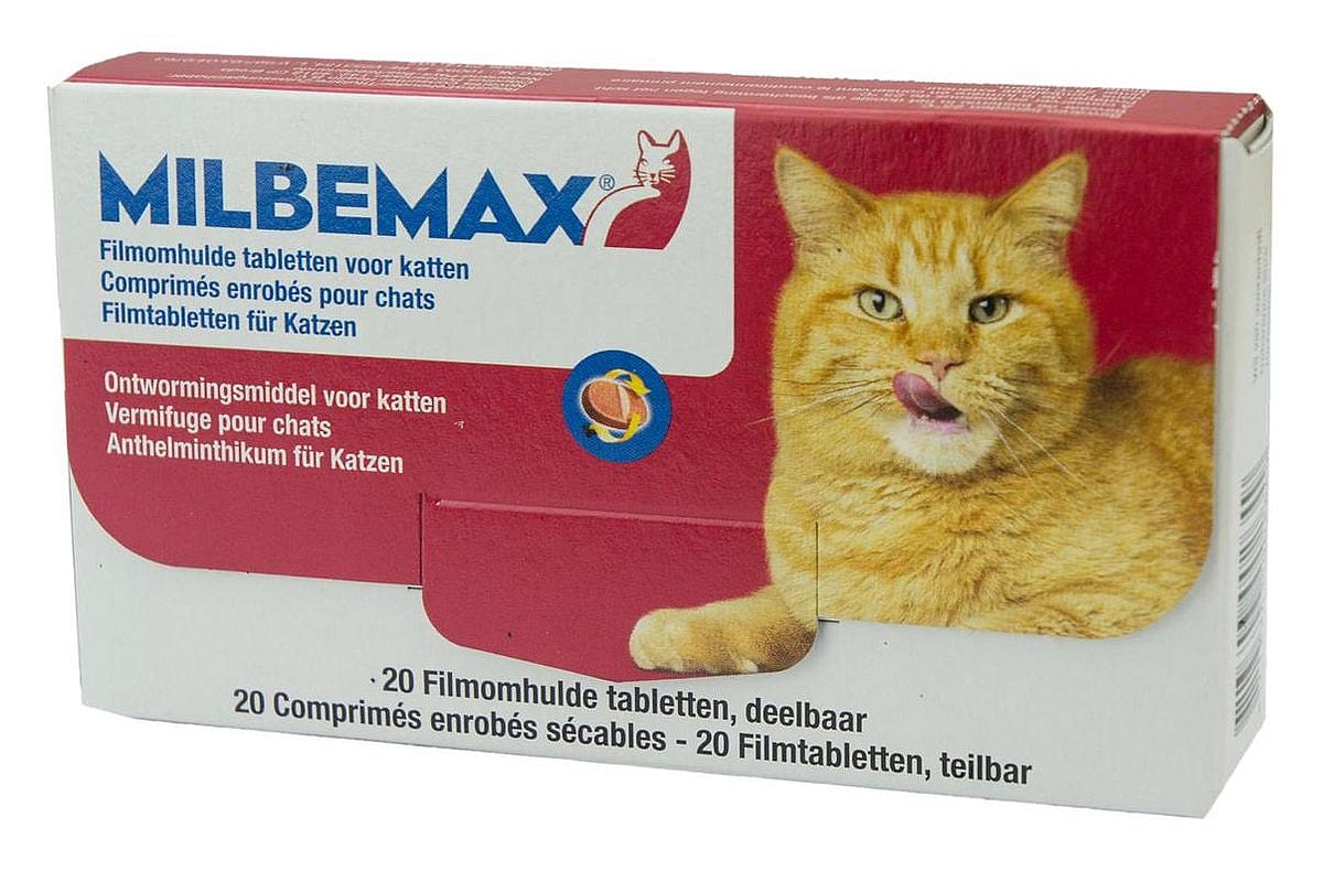 Milbemax Grote Kat Ontwormingstabletten 20 tabletten
