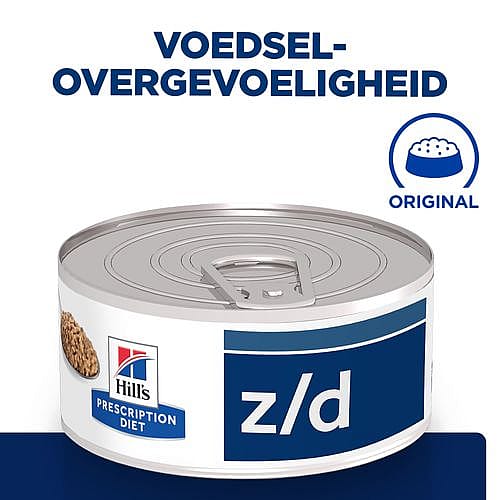 Hill's Prescription Diet ZD Food Sensitivities Kattenvoer 24 x 156 gram blikjes
