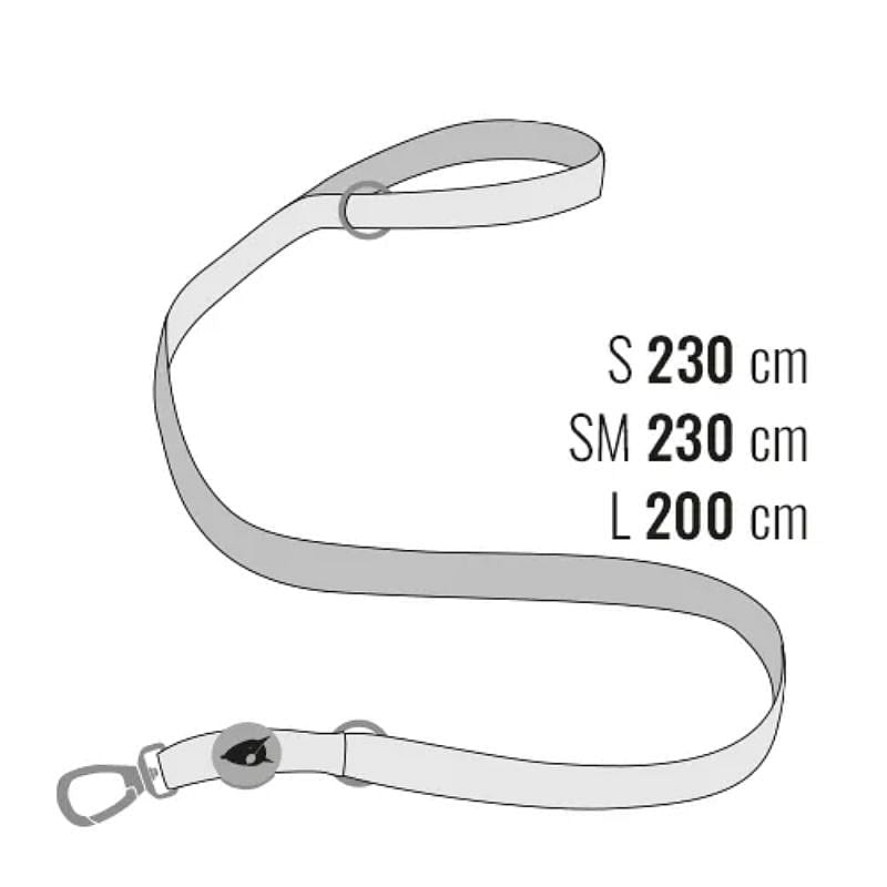 Morso Verstelbare Hondenriem Gerecycled Medium Skyline