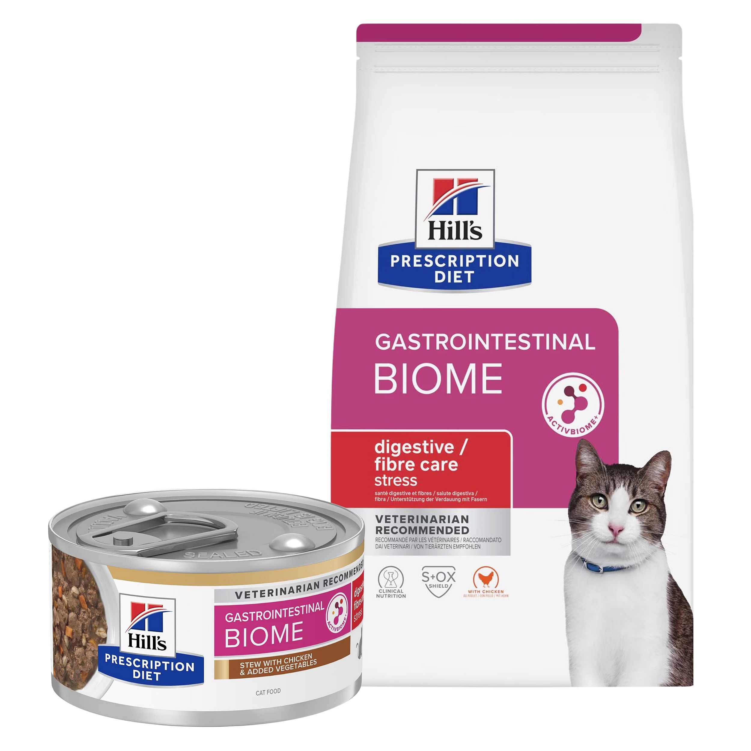 Hills Prescription Diet Gastrointestinal Biome Stress Kattenvoer