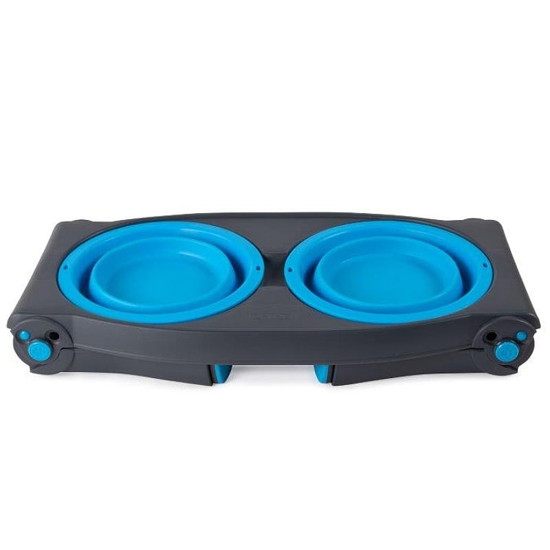 Popware Verstelbare Voerbak Blauw