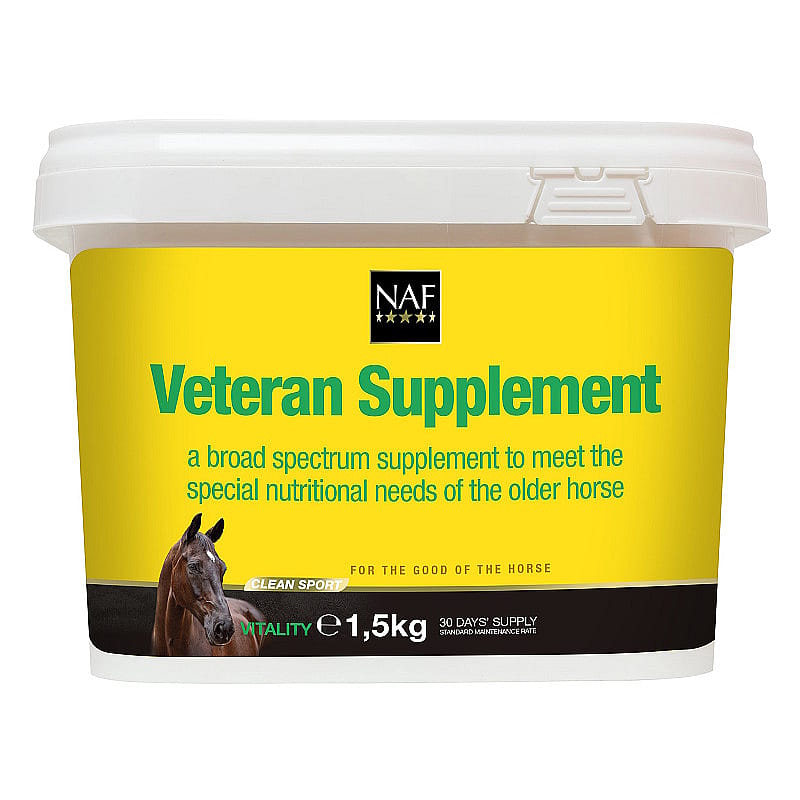 NAF Veteran Supplement – Compleet seniorensupplement voor paarden op leeftijd
