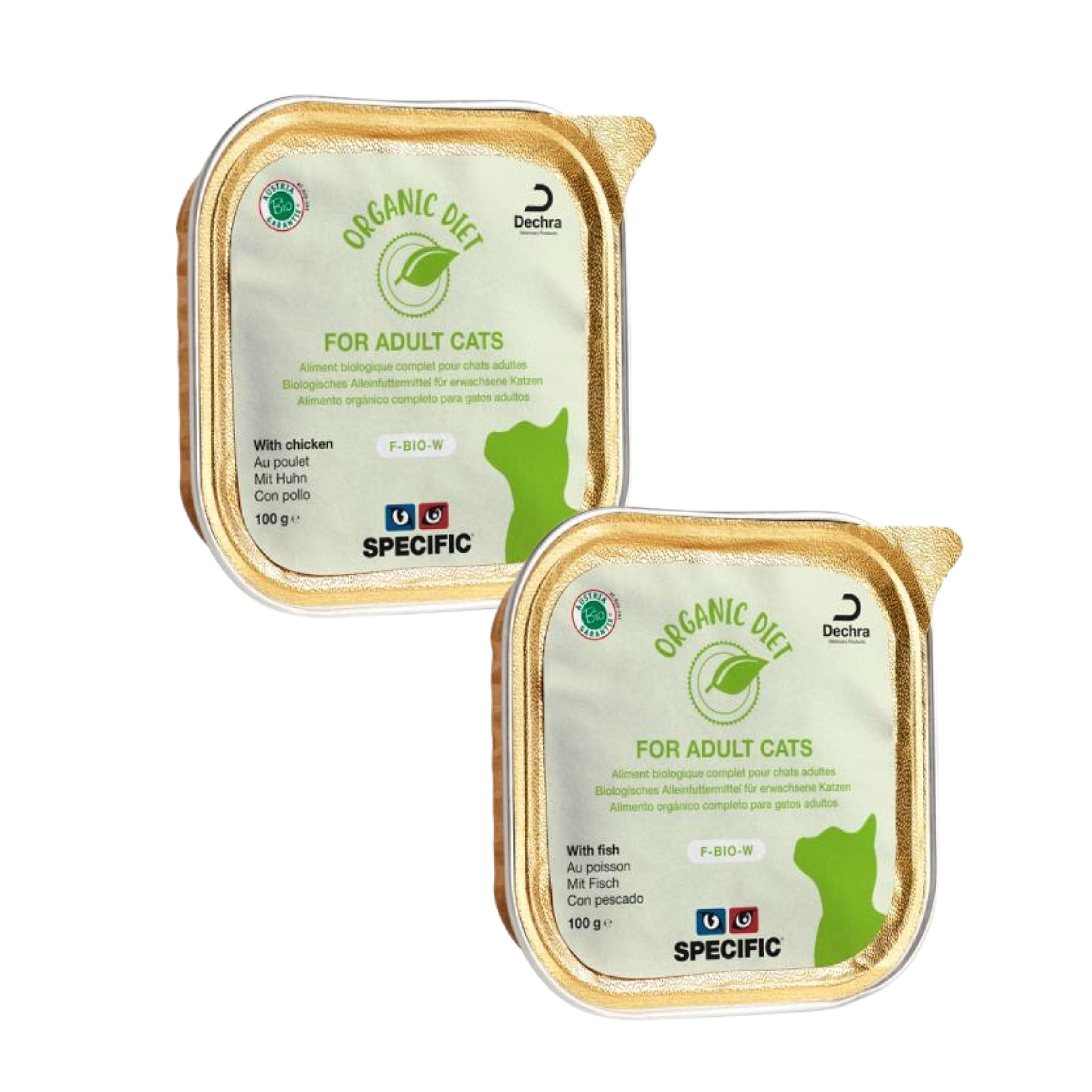 Specific Organic F-BIO-W Kat 8 x 100 gram Kip